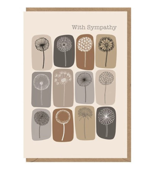 Earlybird- With Sympathy Card A5