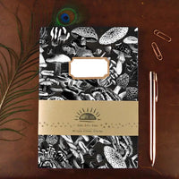 Also The Bison Graphic Print Blank A5 Notebooks